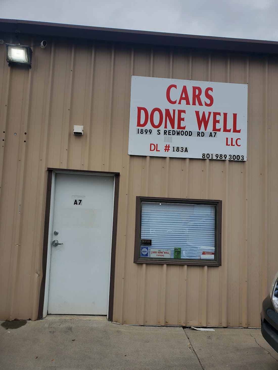 Cars Done Well LLC dealership