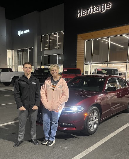Karden Smith at Heritage CDJR of Logan dealership
