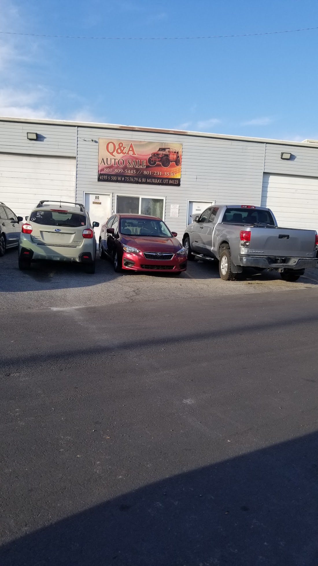 Q&A Auto Sales dealership